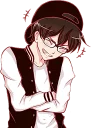 😆 emoji That One Guy With Glasses. :: @line_stickers Telegram sticker 16 of 40