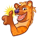 Sticker from Hyena