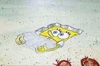 🫠 emoji sponge bob 🧽 Telegram sticker 19 of 99