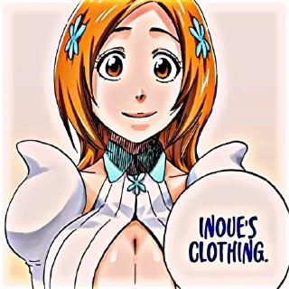 Sticker from Orihime by @Bleach_404