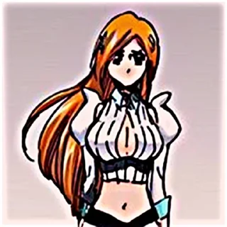 Sticker from Orihime by @Bleach_404