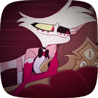 🌟 emoji БОЛЬШЕ ⇨ @CLOOBHUB ЭНДЖЕЛ ДАСТ ОТЕЛЬ ХАЗБИН HAZBIN Telegram sticker 15 of 60