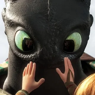 😌 emoji Toothless Telegram sticker 20 of 120