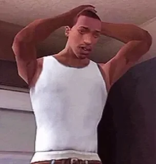 Sticker from смешной негр