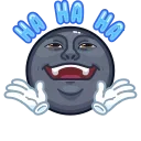 😀 emoji Stealth Moon Telegram sticker 16 of 31