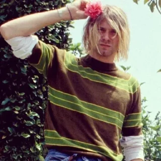 😔 emoji Kurt Cobain<3 Telegram sticker 17 of 50