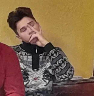 😴 emoji Christian youth Telegram sticker 6 of 90