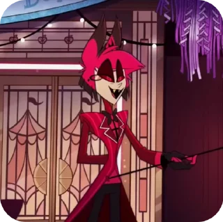 😏 emoji ALASTOR Telegram sticker 23 of 49