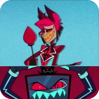 😉 emoji ALASTOR Telegram sticker 11 of 49