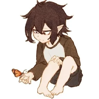 🌟 emoji 🦋 Concerned Butterfly Telegram sticker 10 of 120