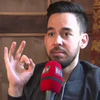 👌 emoji Mike Shinoda Mood Telegram sticker 24 of 31