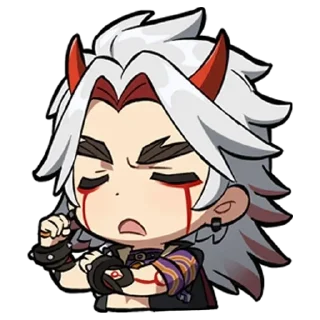 💪 emoji Arataki Itto Telegram sticker 11 of 50