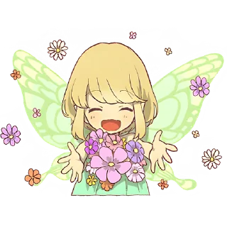 💐 emoji Маленькая фея @Nyasticks Telegram sticker 22 of 41