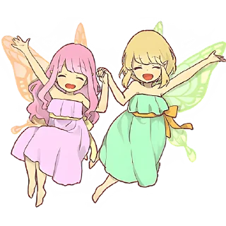 🥳 emoji Маленькая фея @Nyasticks Telegram sticker 21 of 41