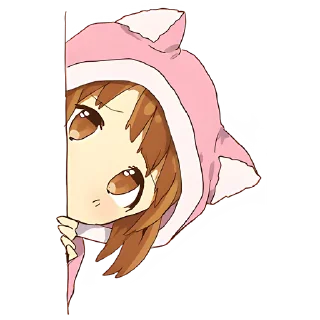 😏 emoji Маленькая тян @nyasticks Telegram sticker 12 of 41