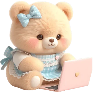💻 emoji Маленькая медведица @Nyasticks Telegram sticker 11 of 41