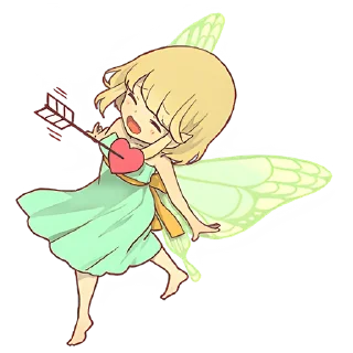 💘 emoji Маленькая фея @Nyasticks Telegram sticker 20 of 41