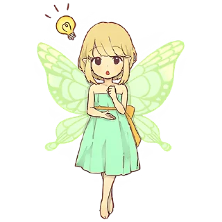 💡 emoji Маленькая фея @Nyasticks Telegram sticker 8 of 41