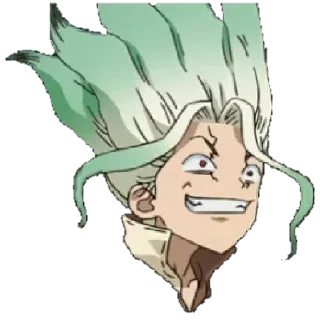 😁 emoji Senku Ishigami Telegram sticker 24 of 30