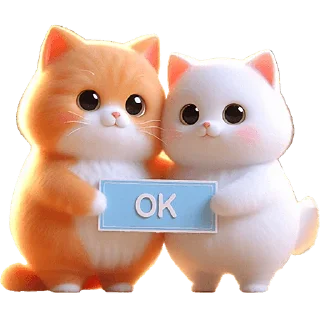 ✅ emoji Мяу-пара @Nyasticks Telegram sticker 20 of 41