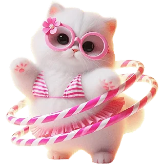💃 emoji Летние-мяу @Nyasticks Telegram sticker 24 of 41