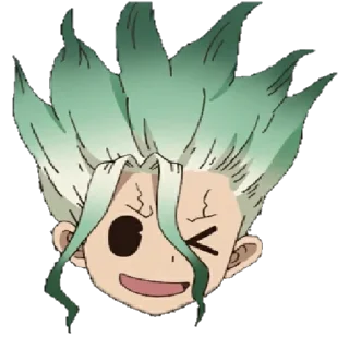 Sticker from Senku Ishigami