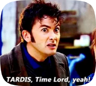 😒 emoji Doctor Who. Ten. 3.0 Telegram sticker 9 of 18