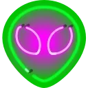 👽 emoji Neon Emoji @xkysluv Telegram sticker 5 of 40