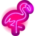🦩 emoji Neon Emoji @xkysluv Telegram sticker 13 of 40