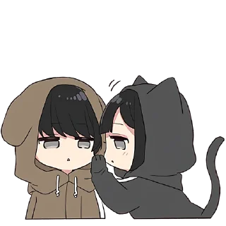 🤫 emoji Юрудура-тян 5 @Nyasticks Telegram sticker 7 of 41
