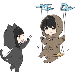 ☁ emoji Юрудура-тян 5 @Nyasticks Telegram sticker 17 of 41
