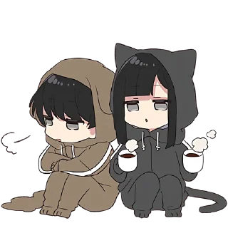 ☕ emoji Юрудура-тян 5 @Nyasticks Telegram sticker 9 of 41