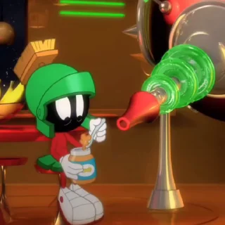 ☺ emoji MARVIN THE MARTIAN / COMMANDERX2 Telegram sticker 7 of 63