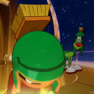Sticker from MARVIN THE MARTIAN / COMMANDERX2