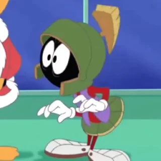 😃 emoji MARVIN THE MARTIAN / COMMANDERX2 Telegram sticker 15 of 63
