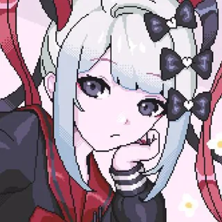 😐 emoji Dark KAngel NSO (by @stcrschxlc) Telegram sticker 15 of 37