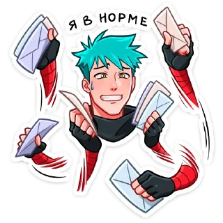 🙈 emoji Ниндзя Изаму :: @stickroom Telegram sticker 19 of 20