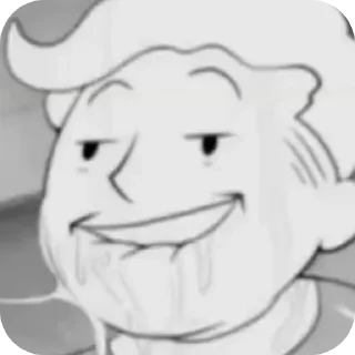 😏 emoji Fallout Vault Boy • @Earth928B Telegram sticker 9 of 45