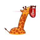😡 emoji Жираф [@stickB00K] Telegram sticker 11 of 25