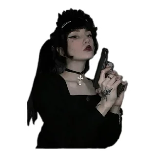 🔫 emoji kuraidesu лоли Telegram sticker 4 of 15