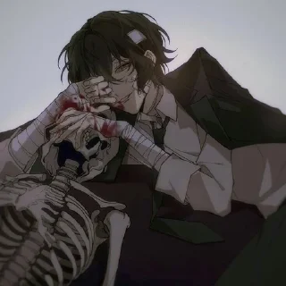 🥃 emoji 𝒟𝒶𝓏𝒶𝒾 𝒪𝓈𝒶𝓂𝓊 by @x_Miya_Komaeda Telegram sticker 19 of 86