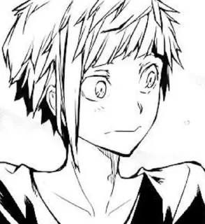 😳 emoji atsushi stickerpack(manga) Telegram sticker 20 of 54
