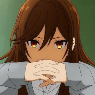 😠 emoji HoriMiya Telegram sticker 15 of 45