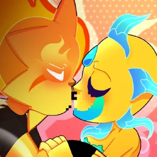 😚 emoji чоо // @pococadoarts Telegram sticker 6 of 119