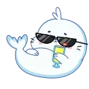 😎 emoji Тюленим (@tgsticker) Telegram sticker 11 of 20