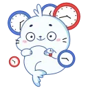 ⏰ emoji Тюленим (@tgsticker) Telegram sticker 12 of 20