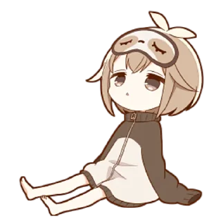 😐 emoji Ленивец @nyasticks Telegram sticker 12 of 40