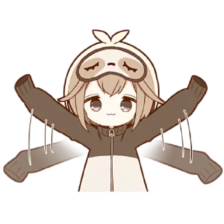 🥳 emoji Ленивец @nyasticks Telegram sticker 7 of 40