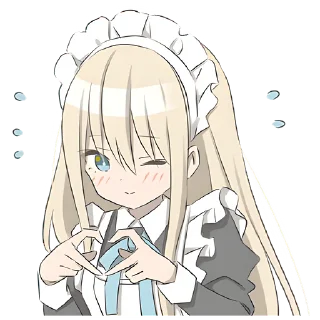 ❤️ emoji Служанка @nyasticks Telegram sticker 8 of 17