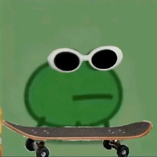 🛹 emoji Кермиты на все случаи жизни Telegram sticker 5 of 94
